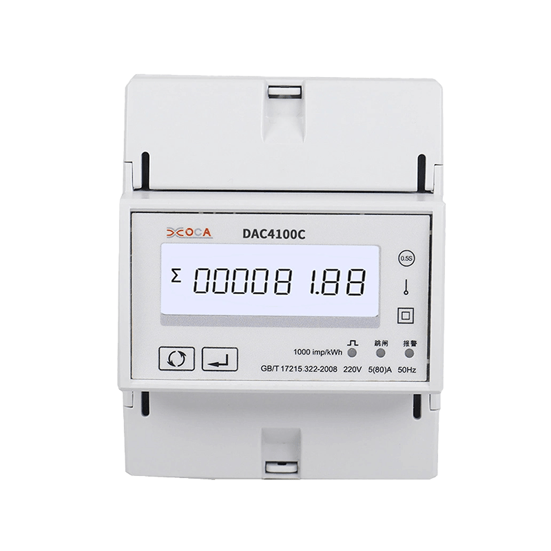 DAC4100C una Phase 2 DIN Rail Modbus Smart Energy Meter cum Nullam