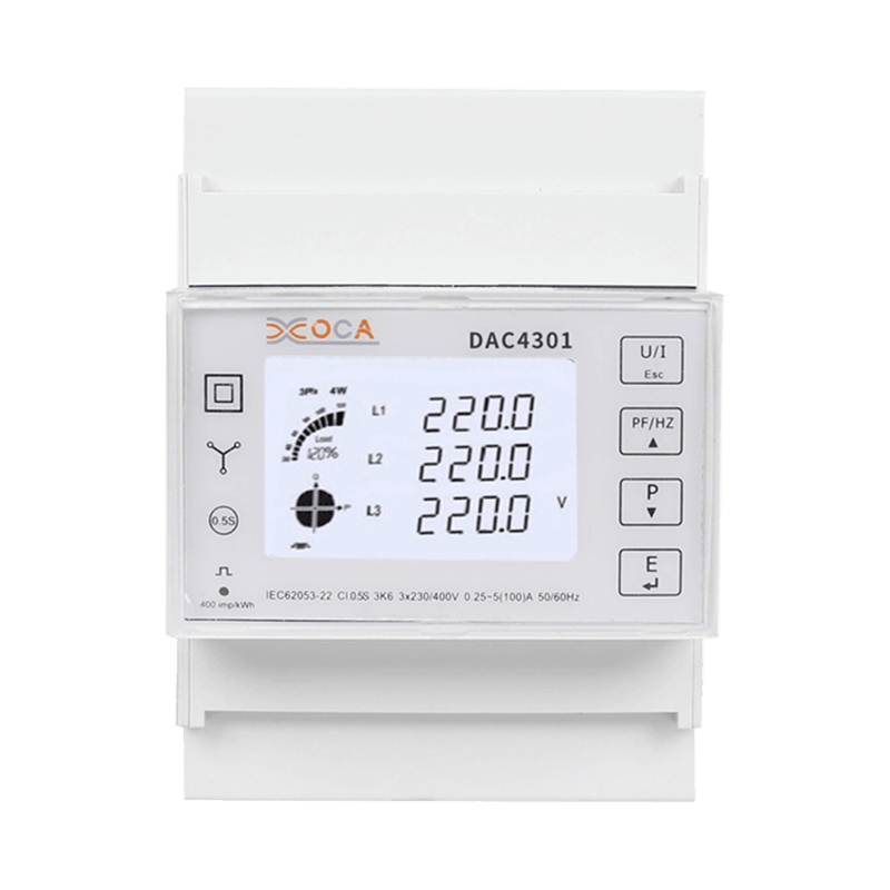 Dac4301 DIN Rail AC Multi Tariff Modbus Electric Energy Meter