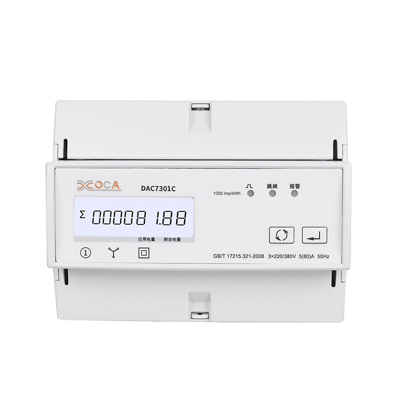 Dac7301c DIN Rail AC Three Phase Modbus Tariff Electric Wireless Energy Meter