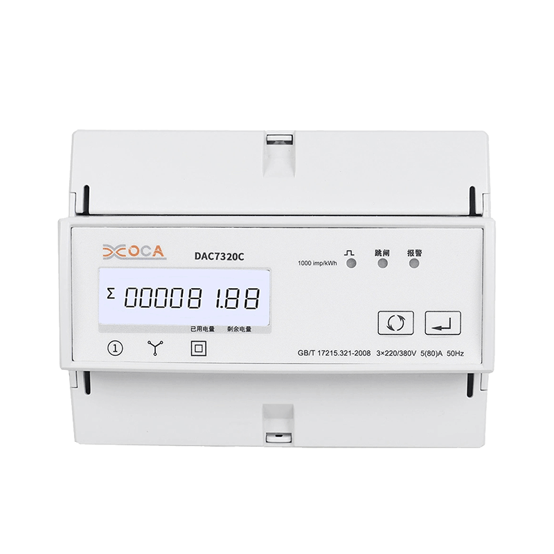 Dac7320c DIN Rail WiFi cum Nullam Electric Energy Meter