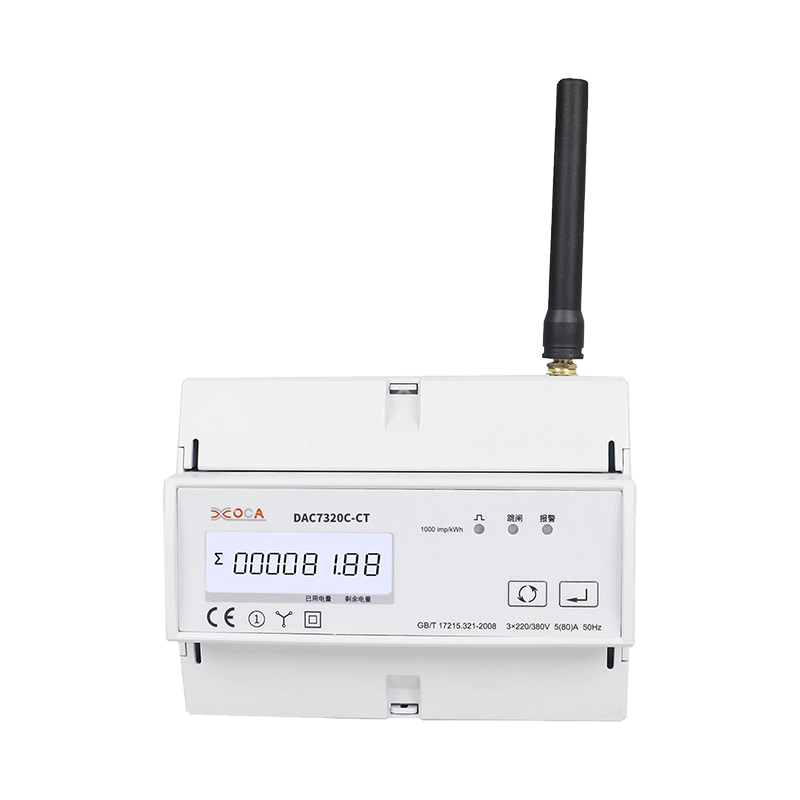 Dac7321c-CT DIN Rail AC WiFi cum Transformer Tuya Electronic Energy Meter