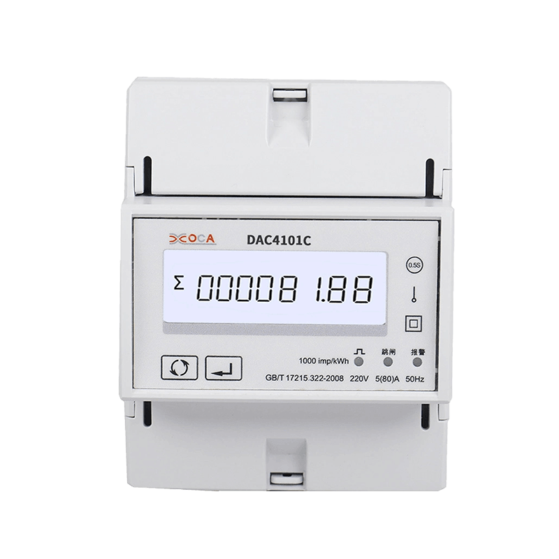 Dac4101C DIN Rail cum Nullam Prepaid Single Phase Modbus Electric Energy Meter