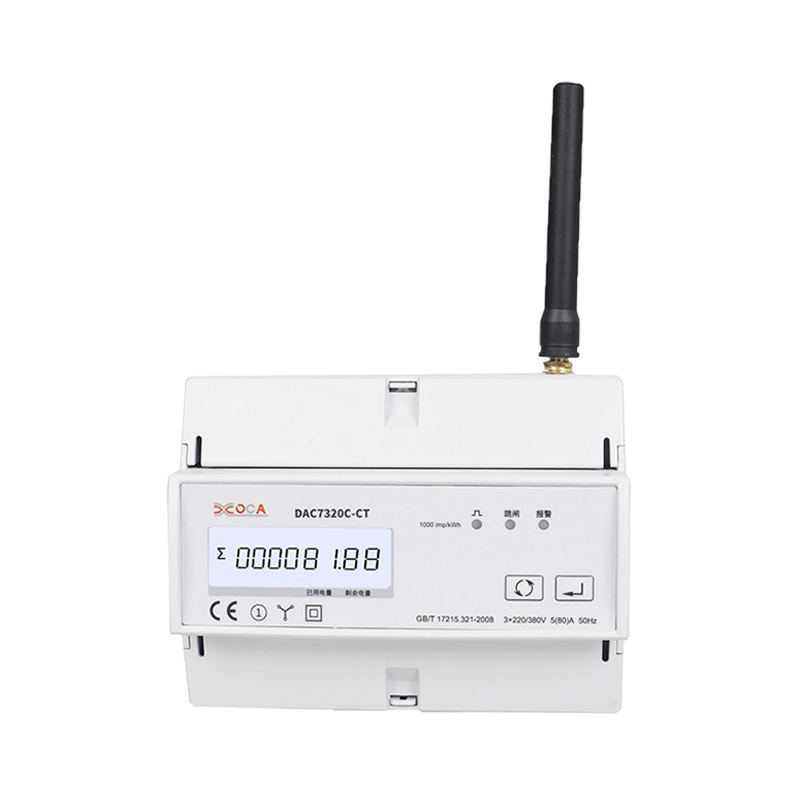 Dac7320c-CT DIN Rail Wireless with CT Power Meter