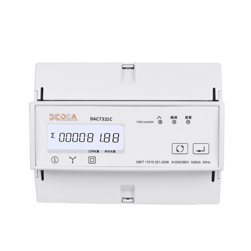 Dac7320C DIN Rail cum Nullam Electric WiFi Energy Meter