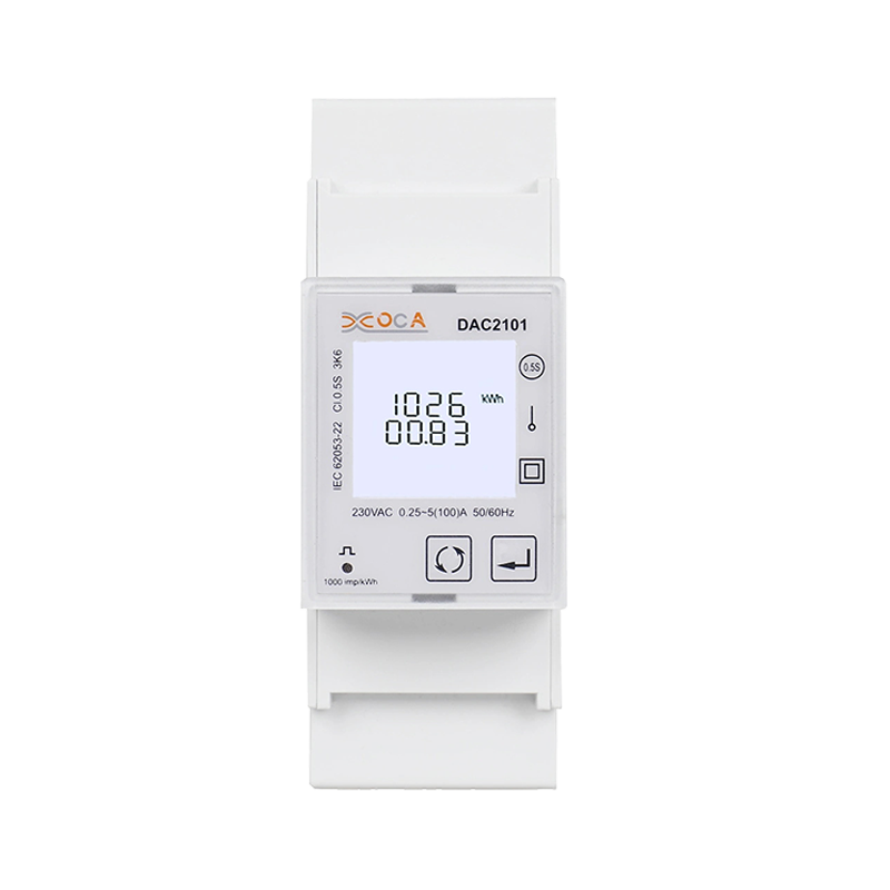 DAC2101C MID Certification High Precision Single Phase Multi-function Modbus Communication 2T Domus/industrialis usus DIN rail Electric Meter