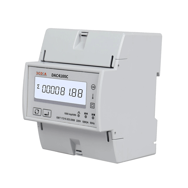 DAC4100C DIN Rail Electric Intelligent Single Phase Multi-functioni Energy Meter