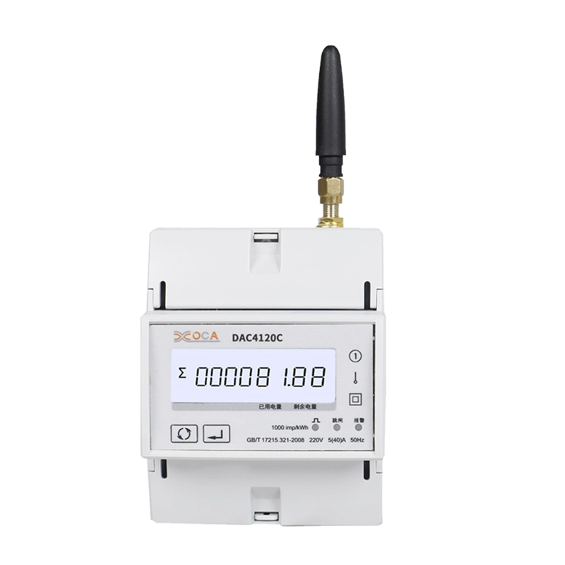 Dac4120c DIN Rail Single Phase AC Modbus Smart Multi Function Energy Meter