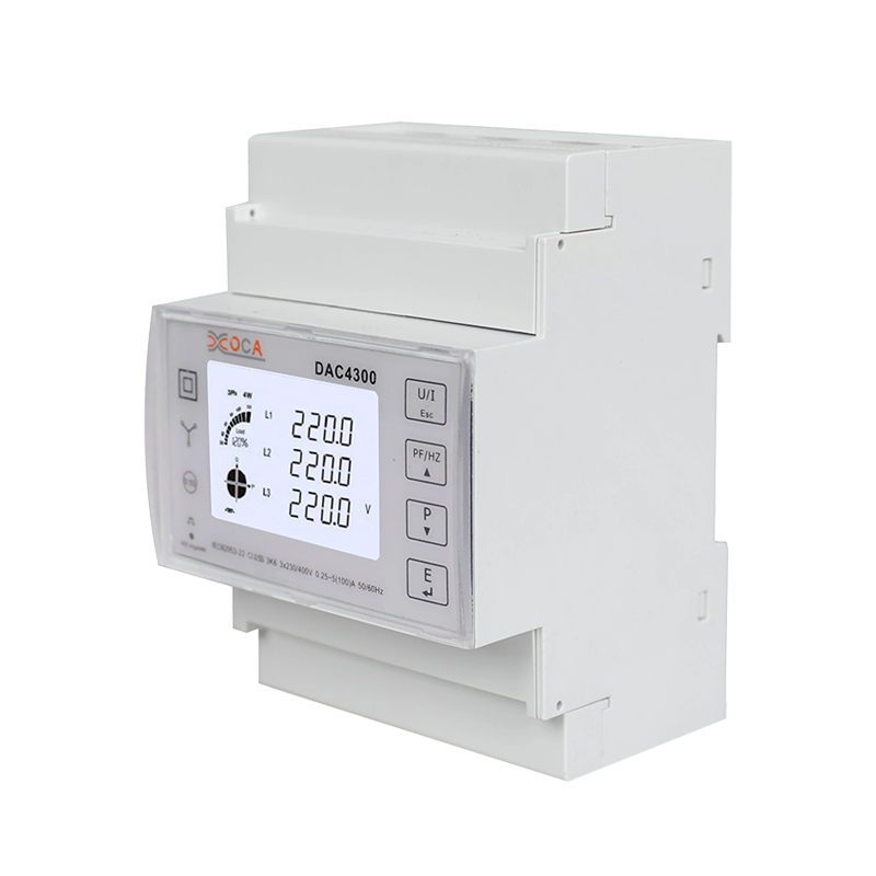 Dac4300 DIN Rail Smart Multi Function Electricity Energy Meter