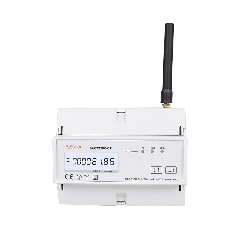 Dac7320c-CT Tribus Phase Multi-Function Intelligent DIN Rail CT Energy Meter