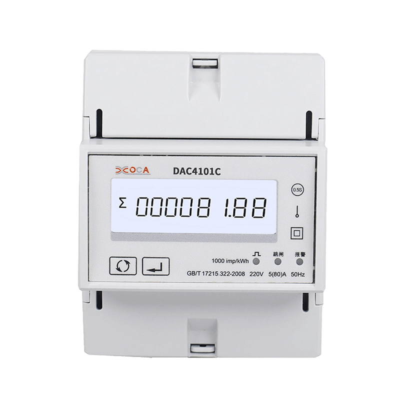 Dac4101c DIN Rail Single Lora Electric Prepaid Longinquus Energy Meter