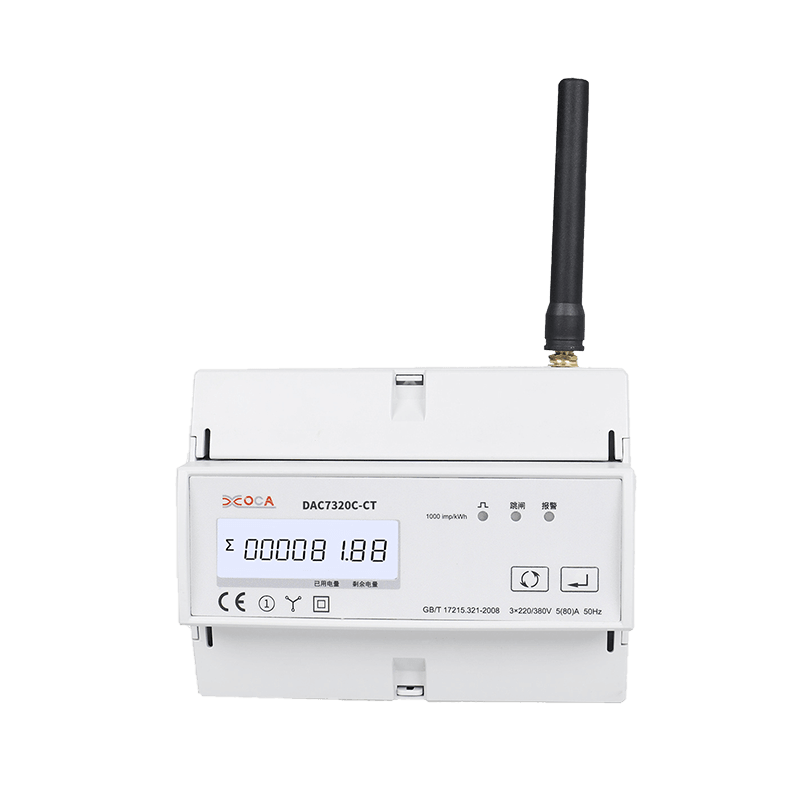 Dac7321c-CT cum Tuya tribus Phase Energy Consummatio Cras Smart Prepaid Electric Metre